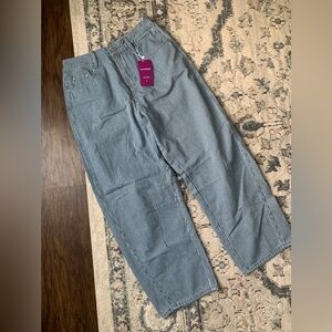 Amazon NWT barrel pinstripe pants